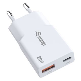 Equip Ladeger&auml;t 2Port USB-C PD3.0/USB-A GaN Slim 20W wei&szlig;