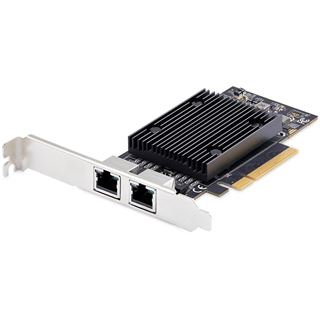 STARTECH Netzwerkadapter 2-PORT PCIE 10GB ETHERNET NIC PCIe 3.0 x8