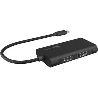 Icy Box Adapter USB Type-C 3x HDMI-Videoausg?nge