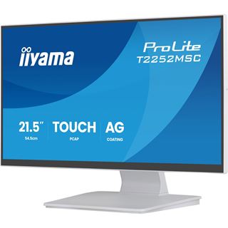 21,5" (54,61cm) iiyama ProLite T2252MSC-W2AG weiss 1920x1080