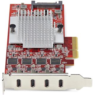 Startech 4-PORT USB-C 10GB LP USB-C 3.2 10GBPS PCI EXPRESS TAA