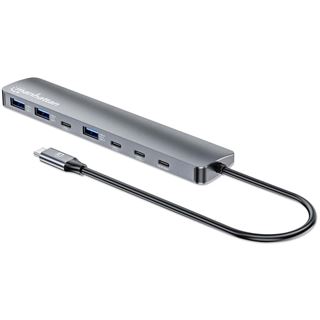 Manhattan 7-Port USB-C/USB-A Hub 4+3 mit Power Delivery