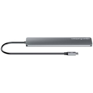 Manhattan 7-Port USB-C/USB-A Hub 4+3 mit Power Delivery