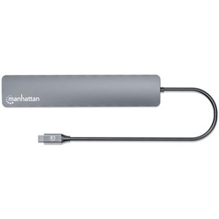 Manhattan 7-Port USB-C/USB-A Hub 4+3 mit Power Delivery