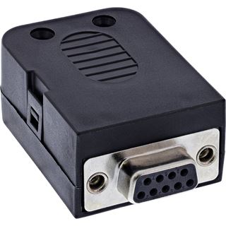 InLine D-Sub 9 Breakout-Terminalblock, Buchse, Schraubklemme,