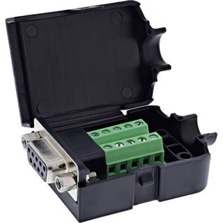 InLine D-Sub 9 Breakout-Terminalblock, Buchse, Schraubklemme
