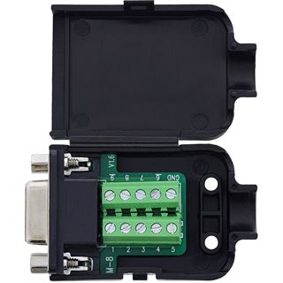 InLine D-Sub 9 Breakout-Terminalblock, Buchse, Schraubklemme
