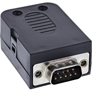 InLine D-Sub 9 Breakout-Terminalblock, Stecker, Schraubklemme,