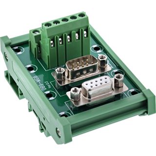 InLine D-Sub 9 Terminalblock, Buchse/Stecker, Schraubklemme,
