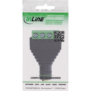 InLine 3,5mm 4-pol Klinkenbuchse an Terminalblock, Stereo/Mikro