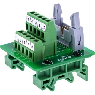 InLine IDC 10 Buchse an Terminalblock, 5-polig, auf Platine