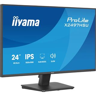 23,8" (60,47cm) iiyama ProLite X2497HSU-B1 schwarz 1920x1080 1x
