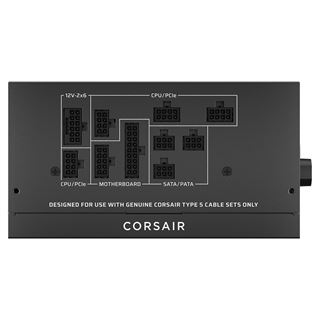 750 Watt Corsair RM750x Shift, Cybenetics GOLD Certified ATX 3.1 /