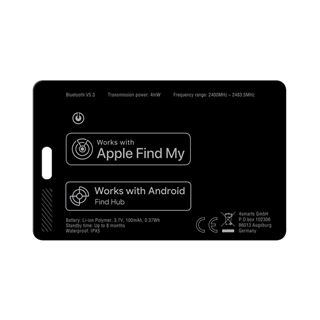 4smarts Standort-Finder SkyTag Card Duos ReCharge black