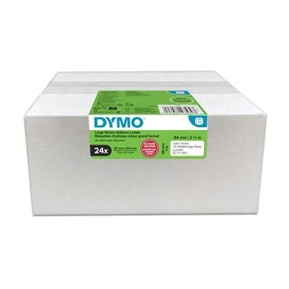 Dymo LW-R&uuml;cksendeetiketten Vorteilspack 25x54mm 24Rl 500Stk