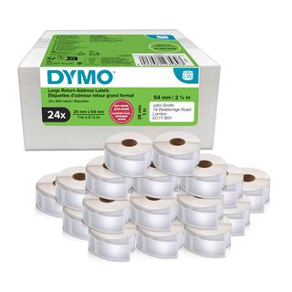 Dymo LW-R&uuml;cksendeetiketten Vorteilspack 25x54mm 24Rl 500Stk