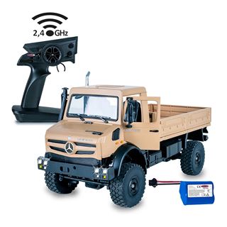 Jamara Mercedes-Benz Unimog U5023 1:14 2,4GHz beige 6+