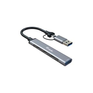 Equip 4-Port USB-C3.2-Hub->3xUSB-C/USB-A +USB-A Adapt.10Gbps