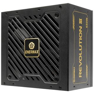 650 Watt Enermax Revolution3 80+ Gold Black FULLMOD