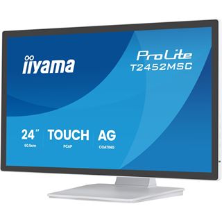 24" (60,96cm) iiyama ProLite T2452MSC-W1AG weiss 1920x1080