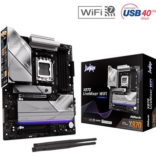 ASRock LiveMixer WiFi AMD X870 So.AM5 DDR5 ATX Retail