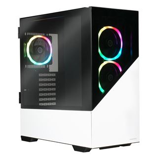 Enermax K8 RGB Midi Tower ohne Netzteil weiss/schwarz