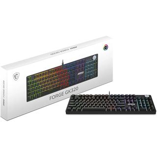 MSI FORGE GK-320 RED Gaming Keyboard, verkabelt