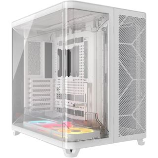 Corsair AIR 5400 LX-R RGB iCUE LINK Midi Tower ohne Netzteil weiss