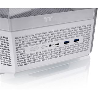 Thermaltake View 370 TG ARGB Snow Midi Tower ohne Netzteil weiss