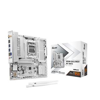ASRock B850M Challenger WiFi White AMD B850 So.AM5 DDR &micro;ATX