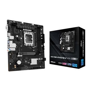 ASRock H610M-HVS/M.2 D5 Gen5 Intel H610 So. 1700 DDR5 &micro;ATX