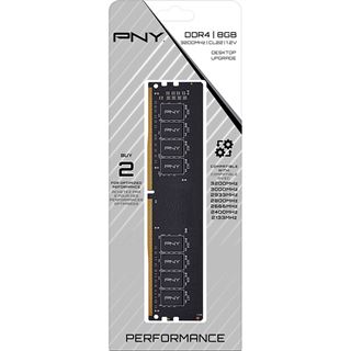 8GB (1x 8GB) PNY Performance DDR4-RAM PC3200 CL22 TRAY
