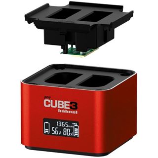 H&auml;hnel Doppelladeger&auml;t Pro Cube 3 - Canon mit LCD-Display
