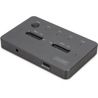 Digitus USB M.2 NVMe Klonstation, SSD, USB3.1 Typ-C