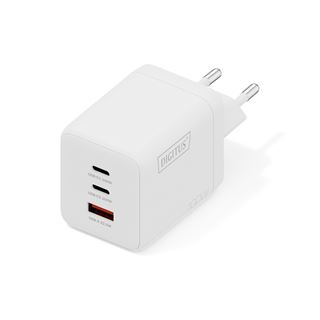 Digitus USB-Ladeger&auml;t GaN 100W, 2x USB-C, 1x USB-A wei&szlig;