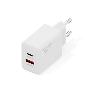 Digitus USB-Ladeger&auml;t 20W, 1x USB-C, 1x USB-A wei?