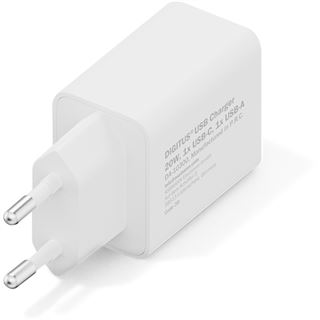 Digitus USB-Ladeger&auml;t 20W, 1x USB-C, 1x USB-A wei?