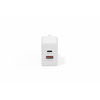 Digitus USB-Ladeger&auml;t GaN 30W, 1x USB-C, 1x USB-A wei&szlig;