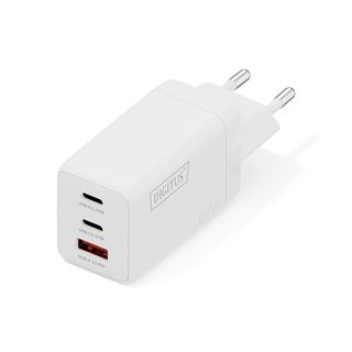 Digitus USB-Ladeger&auml;t GaN 67W, 2x USB-C, 1x USB-A wei&szlig;