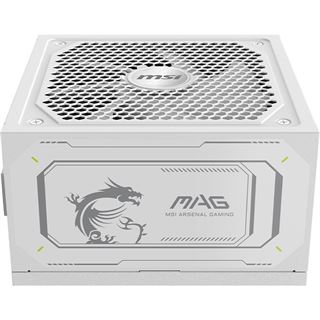 1000 Watt MSI MAG A1000GL White Modular 80+ Gold
