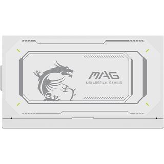 1000 Watt MSI MAG A1000GL White Modular 80+ Gold