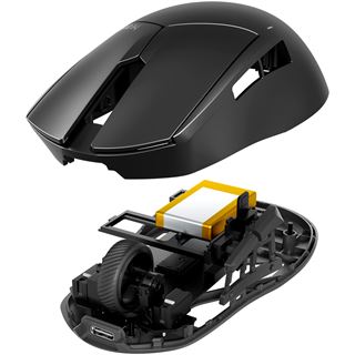 be quiet! Dark Perk Ergo 2.4 GHz und USB schwarz (kabellos)