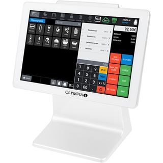 Olympia Registrierkasse TS10 +Scanner weiss