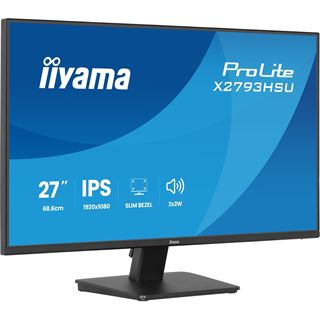 27" (68,58cm) iiyama ProLite X2793HSU-B1 schwarz 1920x1080 1x