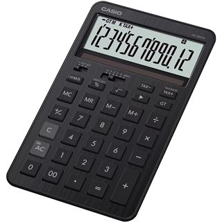 CASIO JW-200DQ-BK Taschenrechner eisenschwarz