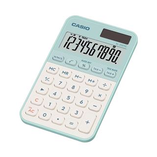 CASIO SL-310YC-LG Taschenrechner hellgr&uuml;n, wei&szlig;