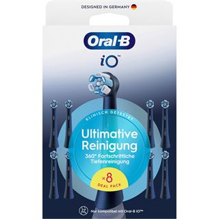 Oral-B iO Ultimative Reinigung Zahnb&uuml;rstenaufs&auml;tze schwarz