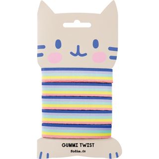 folia RAINBOW Gummitwist mehrfarbig