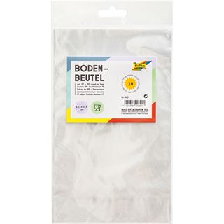 folia PP-Bodenbeutel L 14,5 x 23,5 cm, 10 St.