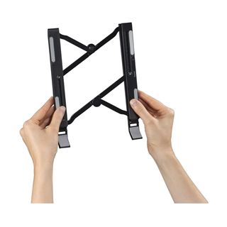 hama Laptop-St&auml;nder Aluminium schwarz